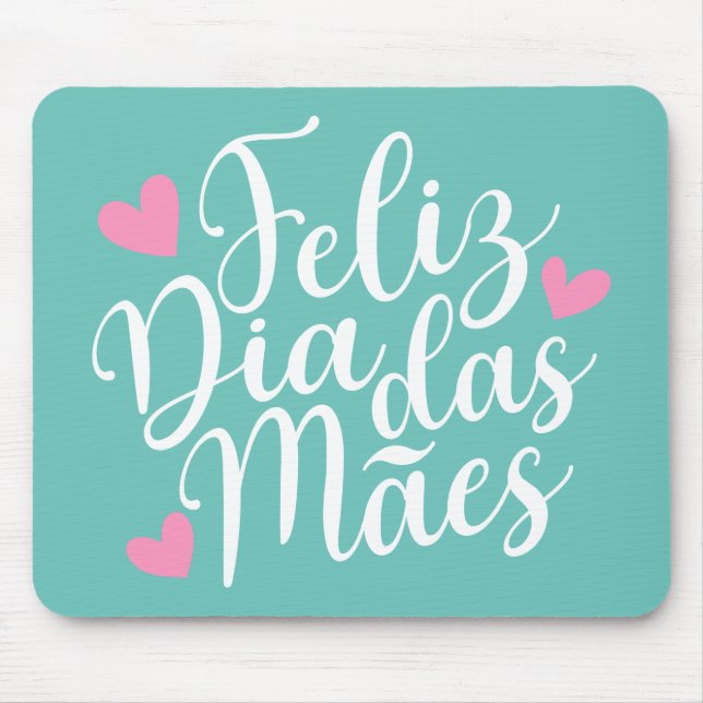 Feliz Dia Das Mães glücklich Muttertag | Mousepad (Vorne)