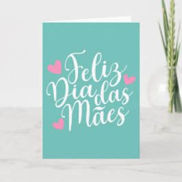 Feliz Dia Das Mães Muttertag| Grußkarte Karte