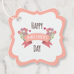 Feliz Día de la Madre Etiqueta de regalo - Diseño Geschenkanhänger