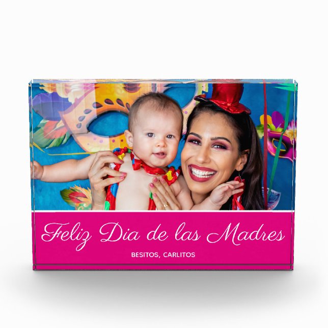 Feliz Dia de las Madres Foto Block (Vorderseite)