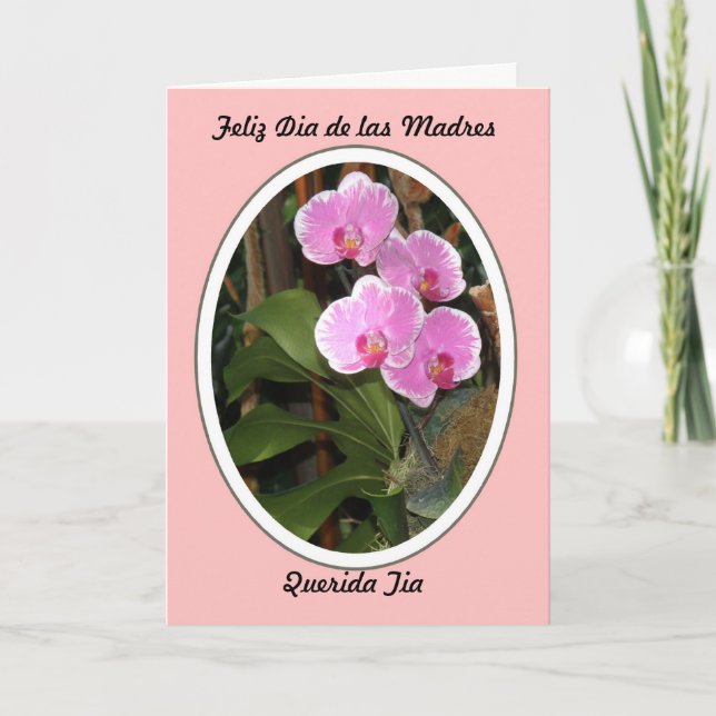 Feliz Dia de Las Madres Querida Tia Karte (Vorderseite)