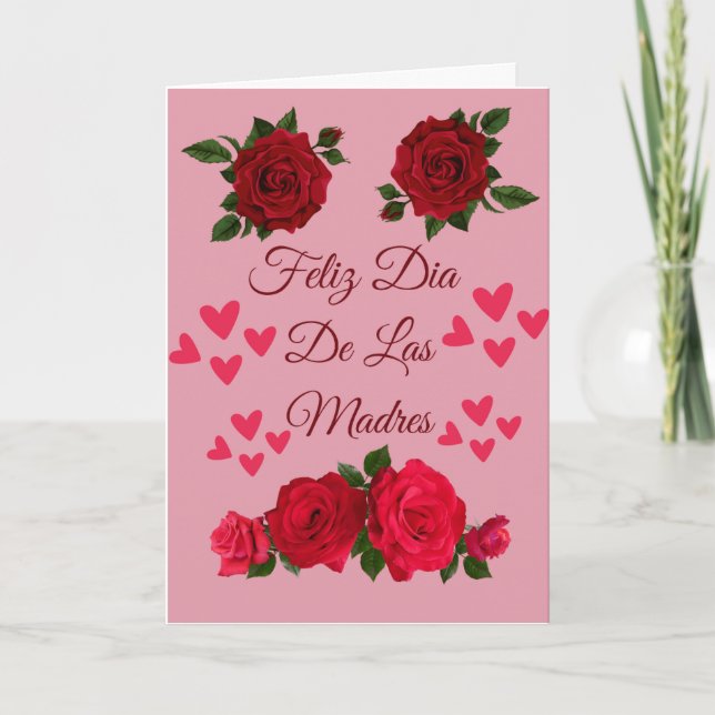 Feliz Dia de las Madres Tarjeta Dankeskarte (Vorderseite)