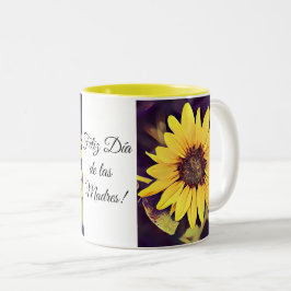 Feliz Día de las Madres taza de café Zweifarbige Tasse