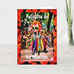 Feliz Dia de los Muertos, Carte de voeux 5" x 7"