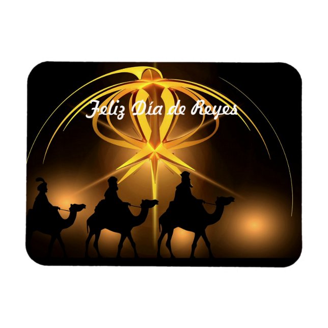 Feliz Dia de Reyes Magnet (Horizontal)