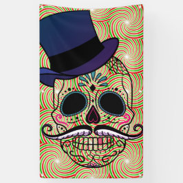 FELIZ MUERTOS Banner MIT GROMMETS