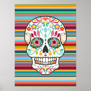 Feliz Muertos - festliches Poster