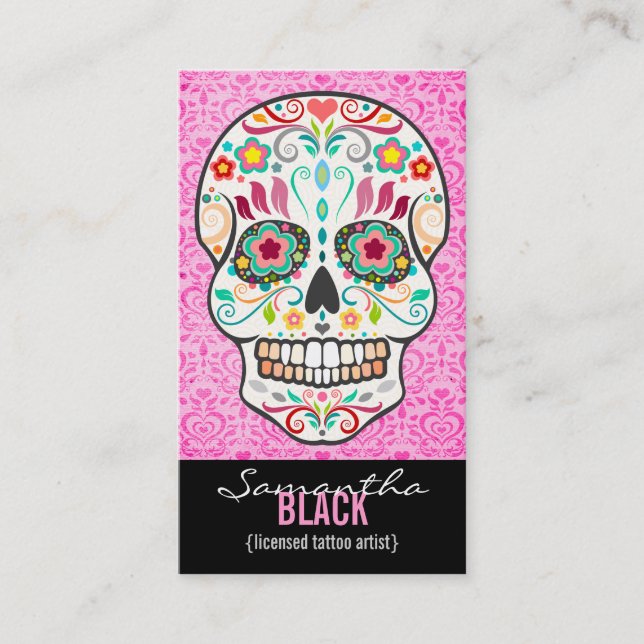 Feliz Muertos - kundenspezifische Visitenkarte (Vorderseite)