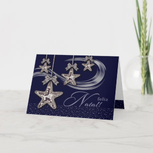 Feliz Natal. Carte de Noël en portugais