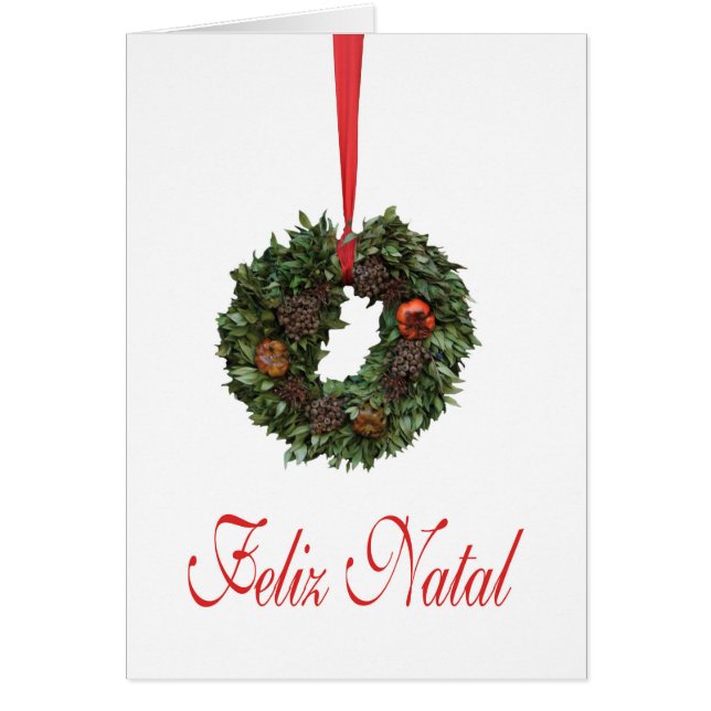 Feliz Natal, Carte de Noël portugaise (Devant)