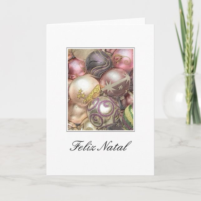 Feliz Natal - Carte de Noël portugaise (Devant)