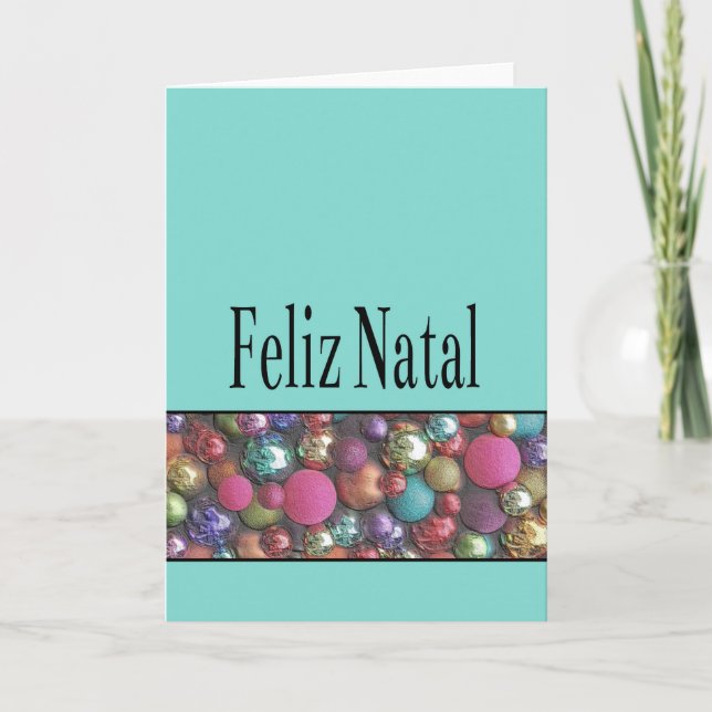 Feliz Natal - Carte de Noël portugaise (Devant)