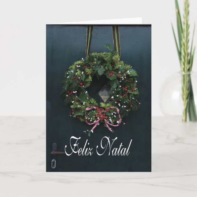 Feliz Natal, Carte de Noël portugaise (Devant)