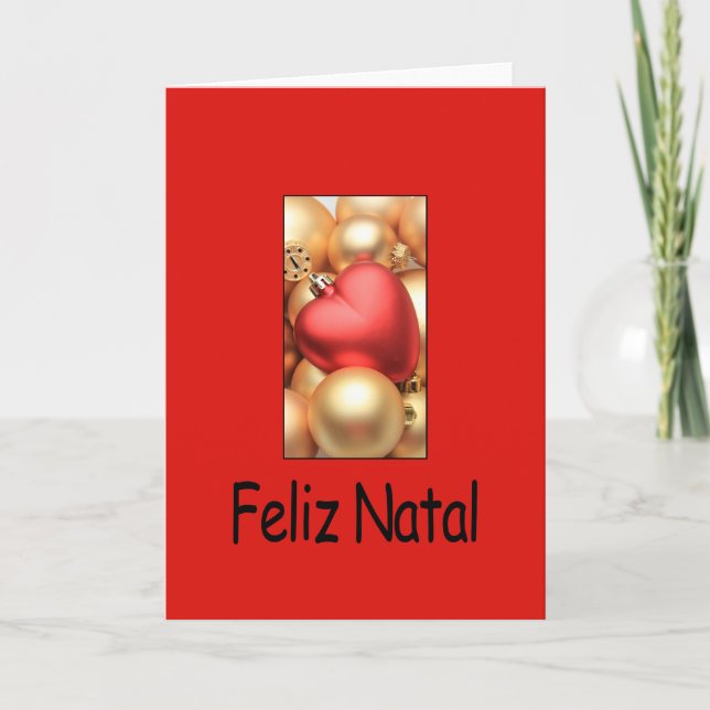 Feliz Natal, Carte de Noël portugaise (Devant)