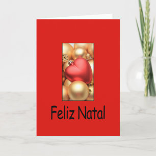 Feliz Natal, Carte de Noël portugaise