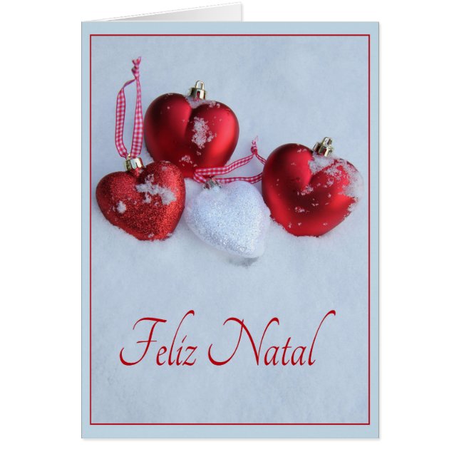 Feliz Natal - Carte de Noël portugaise (Devant)
