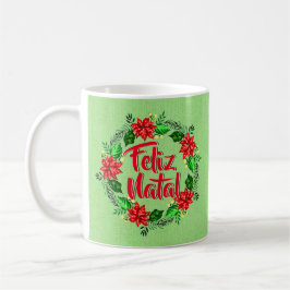 Feliz Natal Portugiesisch Frohe Weihnachten Kaffeetasse