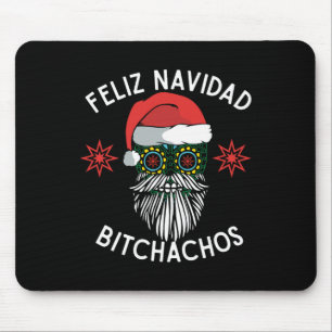Feliz Navidad Achos Funny Spanish Frohe Weihnachte Mousepad