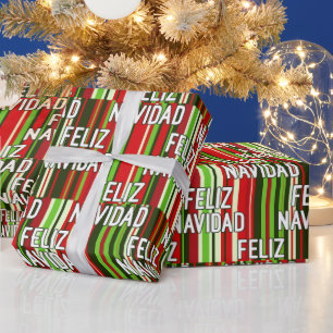 Feliz Navidad Amigos Geschenkpapier