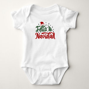 Feliz Navidad Baby Strampler