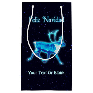 Feliz Navidad - Blaue Karibik (Reindeer) Kleine Geschenktüte