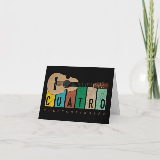 Feliz Navidad Boricua Feiertagskarte (Vorderseite)