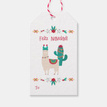 Feliz Navidad Bright und der festliche Llama Weihn