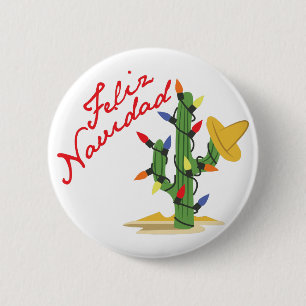 Feliz Navidad Button