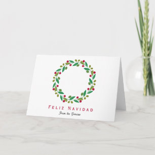 Feliz Navidad - Carte de vacances non photo