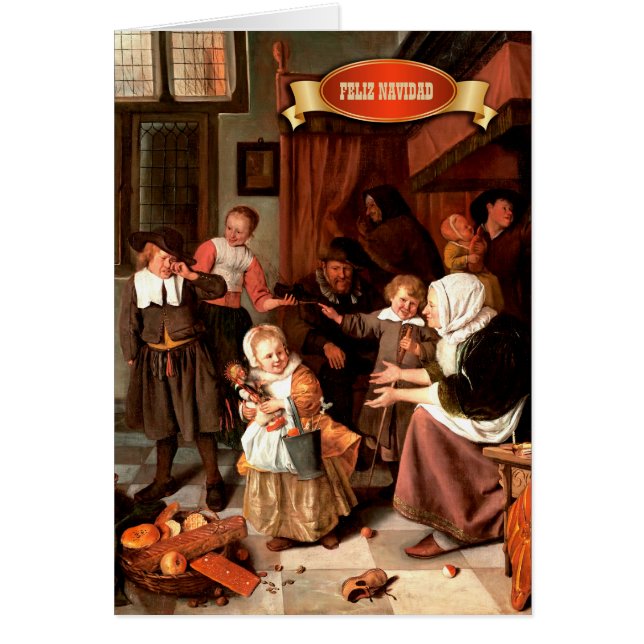 Feliz Navidad. Cartes de Noël en espagnol (Devant)