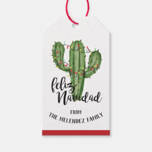 Feliz Navidad Christmas Geschenkanhänger