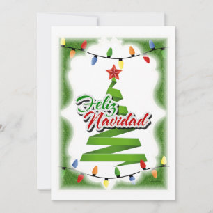 Feliz Navidad Feiertagskarte