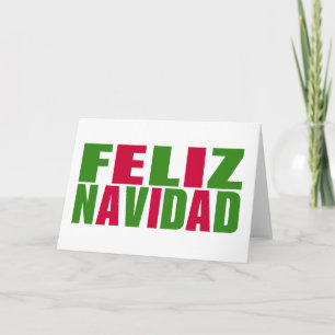Feliz Navidad Feiertagskarte