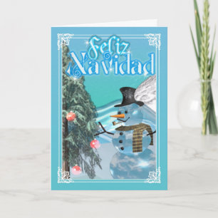 Feliz Navidad Feiertagskarte