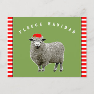 Feliz navidad feiertagspostkarte
