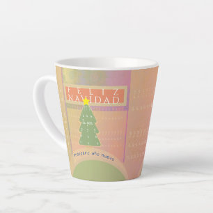 "Feliz navidad" Frieden und Glück im neuen Jahr Milchtasse