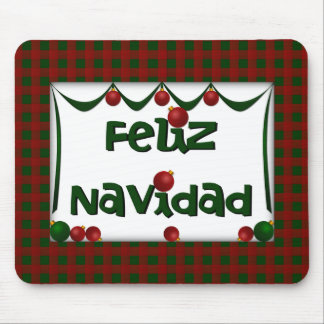 Feliz Navidad - frohe Weihnacht-Feiertag Mousepad