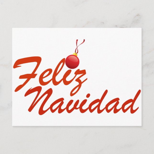 Feliz Navidad Frohe Weihnachten (Vorderseite)