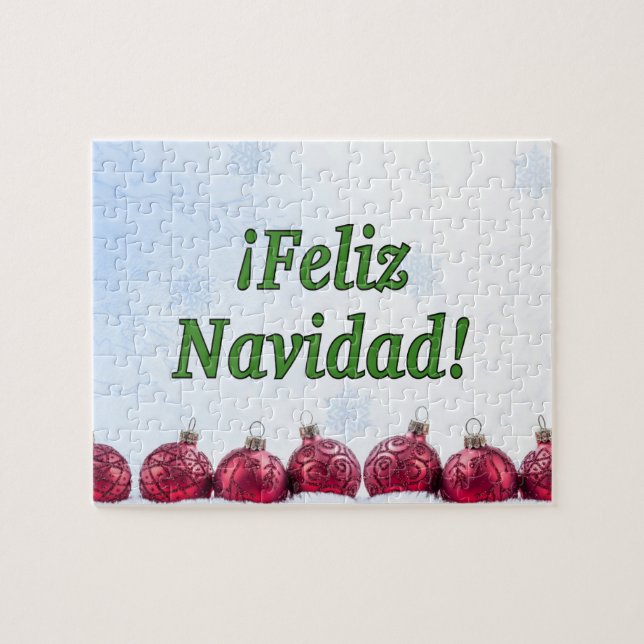 ¡ Feliz Navidad! Frohe Weihnachten im spanischen (Horizontal)