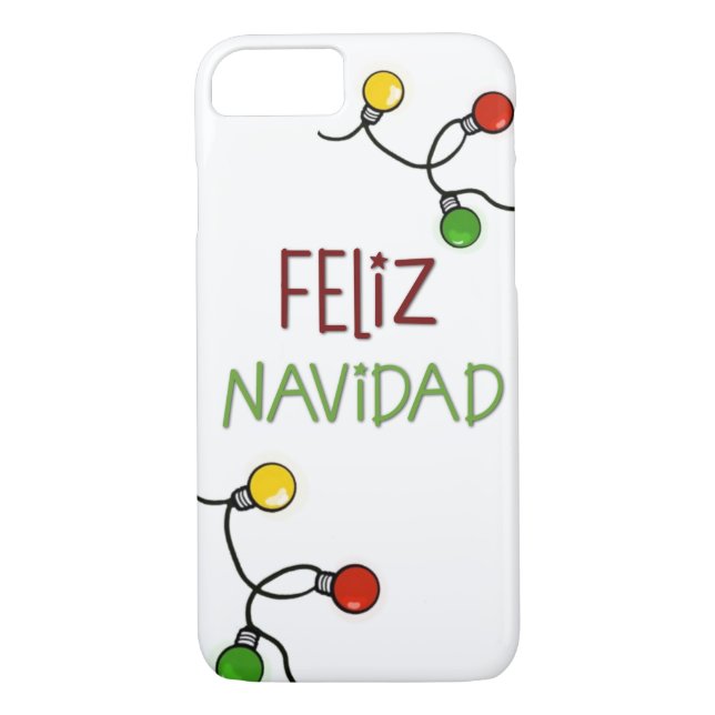 Feliz Navidad iPhone Case (Rückseite)