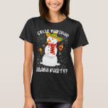 Feliz Navidad Juana Mexican Christmas Snowman T-Shirt<br><div class="desc">Sie Liebe Weihnachtszeit mit dem Weihnachtsmann, Rentiere, Geschenke unter dem Baum, Schneeflocke, Mistletoe, Lebkuchen, Elf und Weihnachten Songs - dieses Weihnachtsfest ist für Sie. Dieses Shirt ist auch ein tolles Geschenk für Ihre Freunde und Liebsten, um ein Foto mit passenden Weihnachtsoutfits zu machen. Tragen Sie das Shirt an der Weihnachtszeit,...</div>