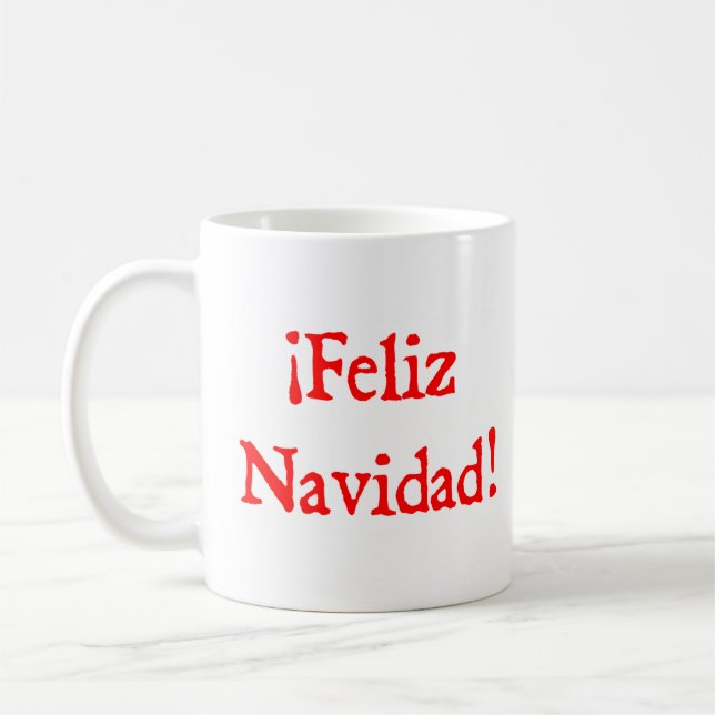 Feliz Navidad Kaffeetasse (Links)