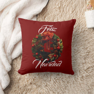 "Feliz Navidad" Kissenbezug Kissen
