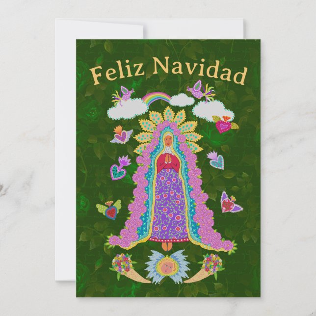 Feliz Navidad La Virgen Maria Weihnachten (Vorderseite)