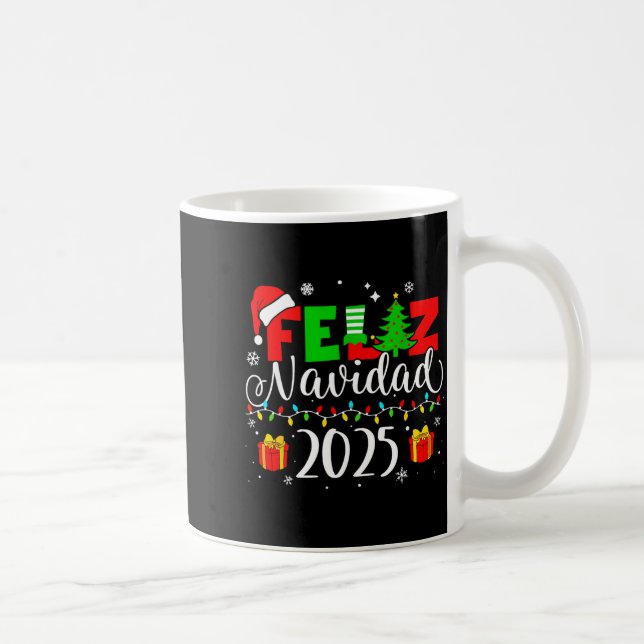 Feliz Navidad Matching Family Spanish Christmas Me Kaffeetasse (Rechts)