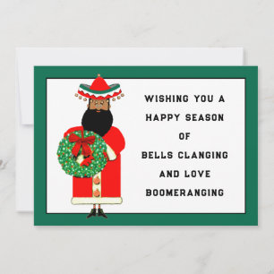 Feliz Navidad Mexican Père Noël Carte de Noël