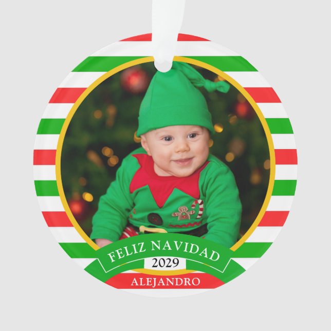 Feliz Navidad Mexico Photo de Noël (devant)
