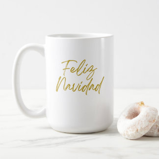 Feliz Navidad-Nachricht Kaffeetasse