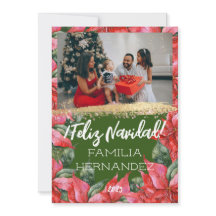 Feliz Navidad Poinsettia Foto Weihnachten