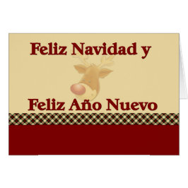 Feliz Navidad Reindeer